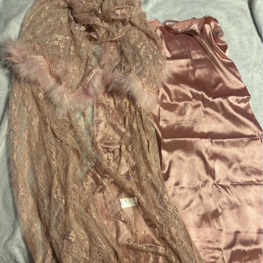 SHEIN nightgown and robe